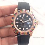 High Quality Copy Rolex Yacht-Master 116695 Sapphire glass Multicolor Gem Watch 40mm